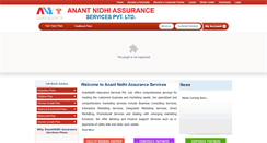 Desktop Screenshot of anantnidhiassurance.com